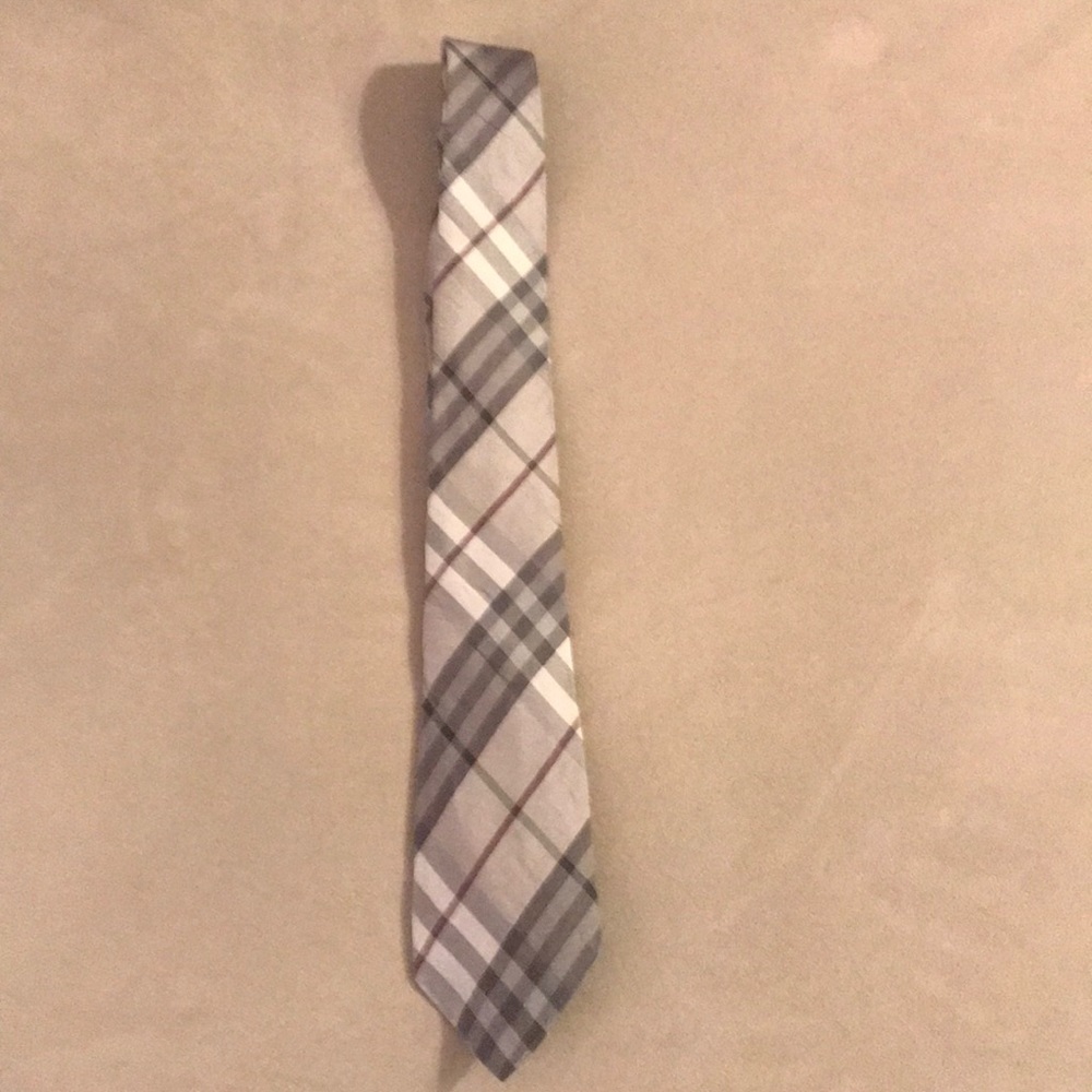 Authentic Burberry silk tie